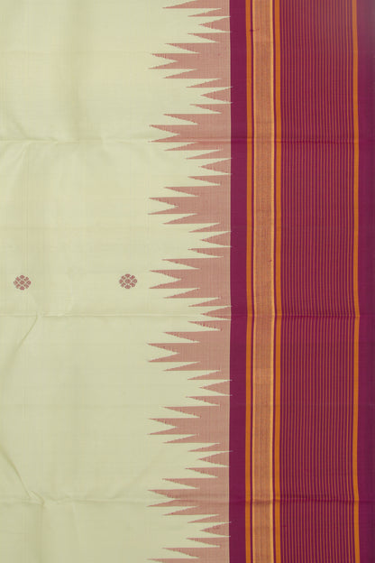 Kanchipuram Silk Butta Pastel Green Saree