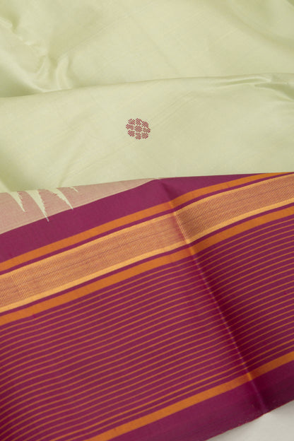 Kanchipuram Silk Butta Pastel Green Saree