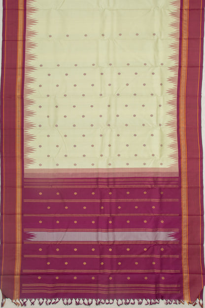 Kanchipuram Silk Butta Pastel Green Saree