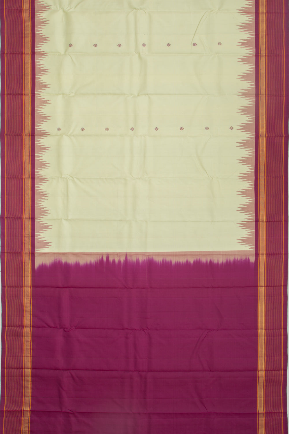 Kanchipuram Silk Butta Pastel Green Saree