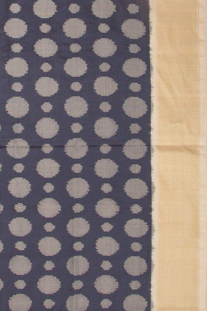 Pochampally Silk Ikat Dark Blue Saree