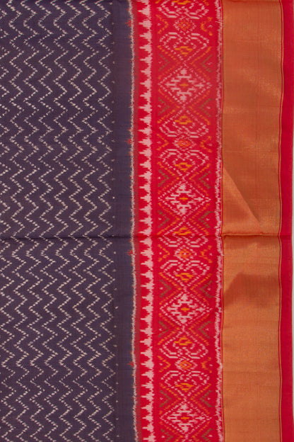 Pochampally Silk Ikat Dark Blue Saree