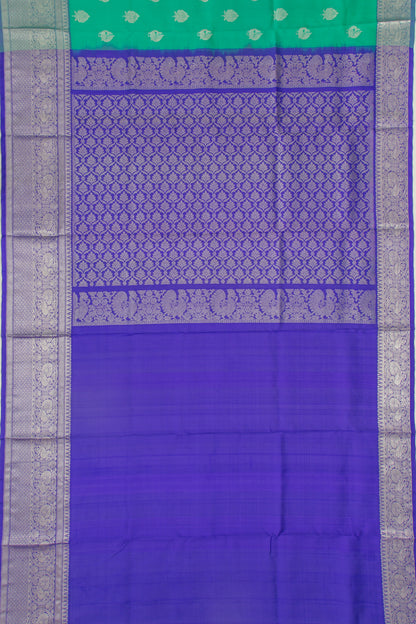 Coimbatore Silk Butta Sea Green Saree