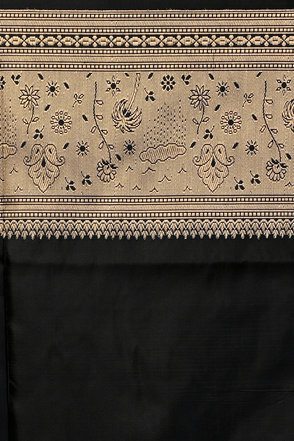 Banarasi Silk Brocade Black Saree