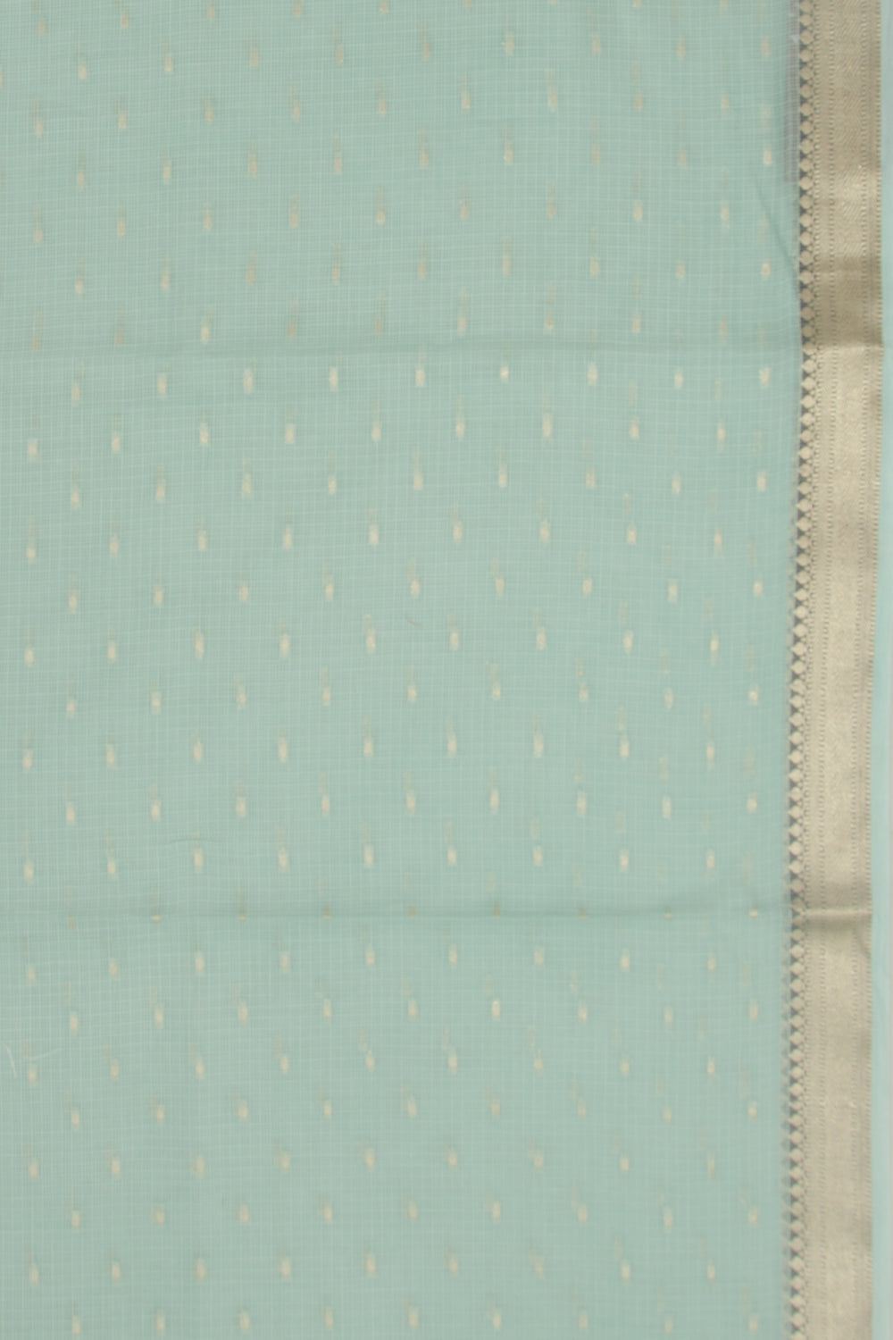 Kota Soft Silk Butta Sage Green Saree