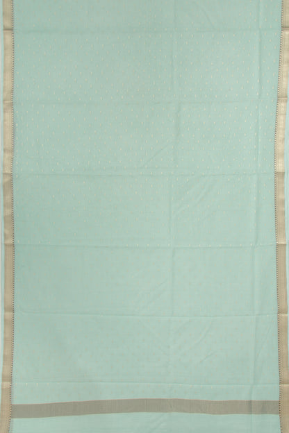 Kota Soft Silk Butta Sage Green Saree