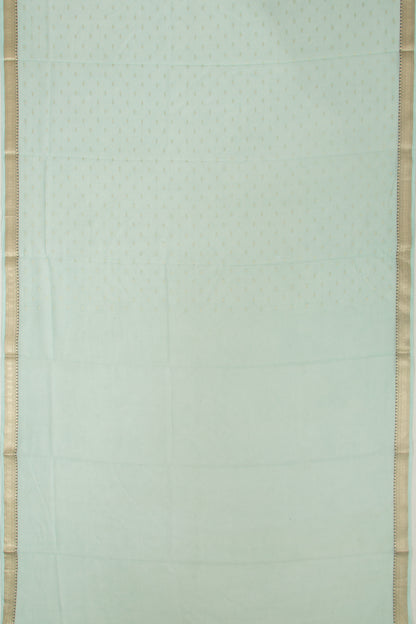 Kota Soft Silk Butta Sage Green Saree
