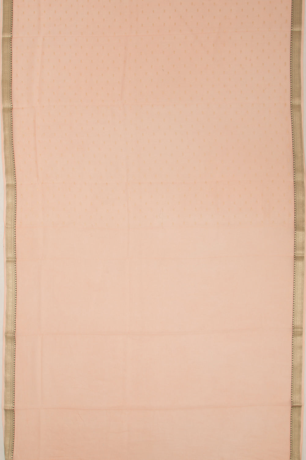 Kota Soft Silk Butta Pastel Orange Saree