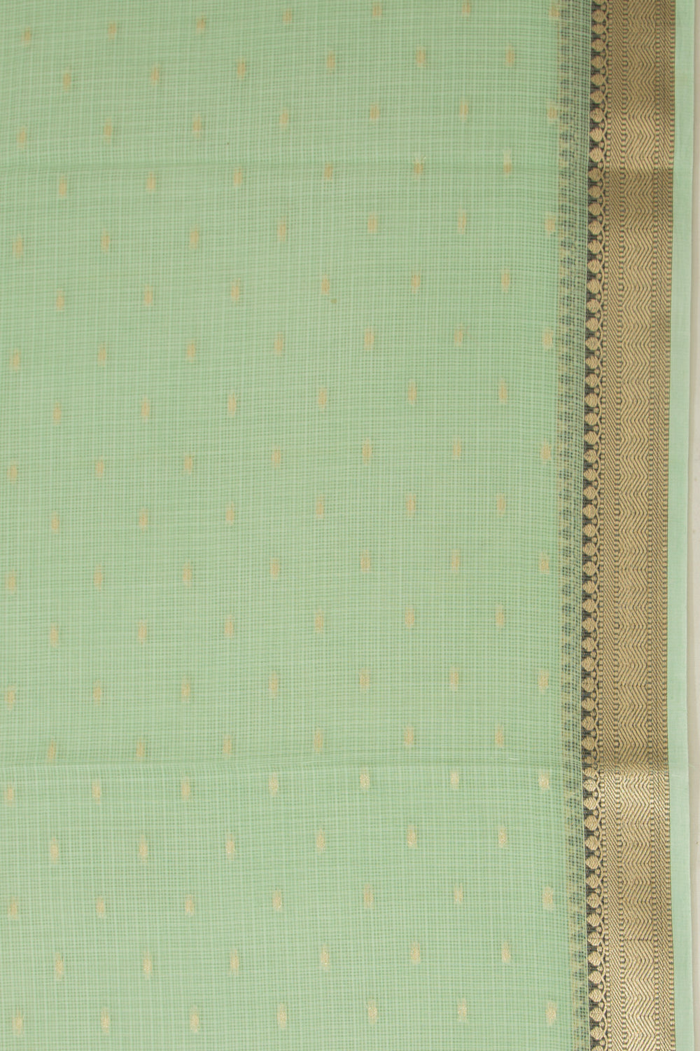 Kota Soft Silk Butta Pastel Green Saree