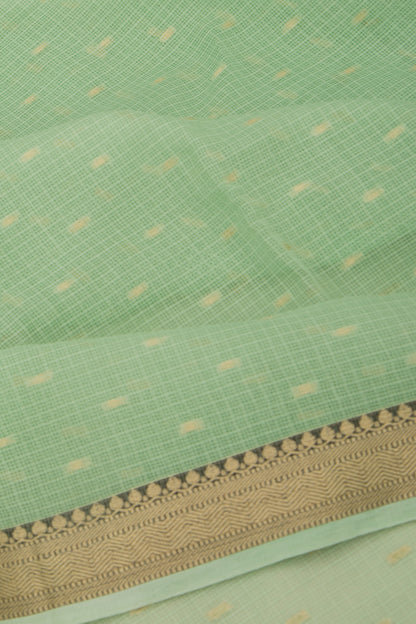 Kota Soft Silk Butta Pastel Green Saree