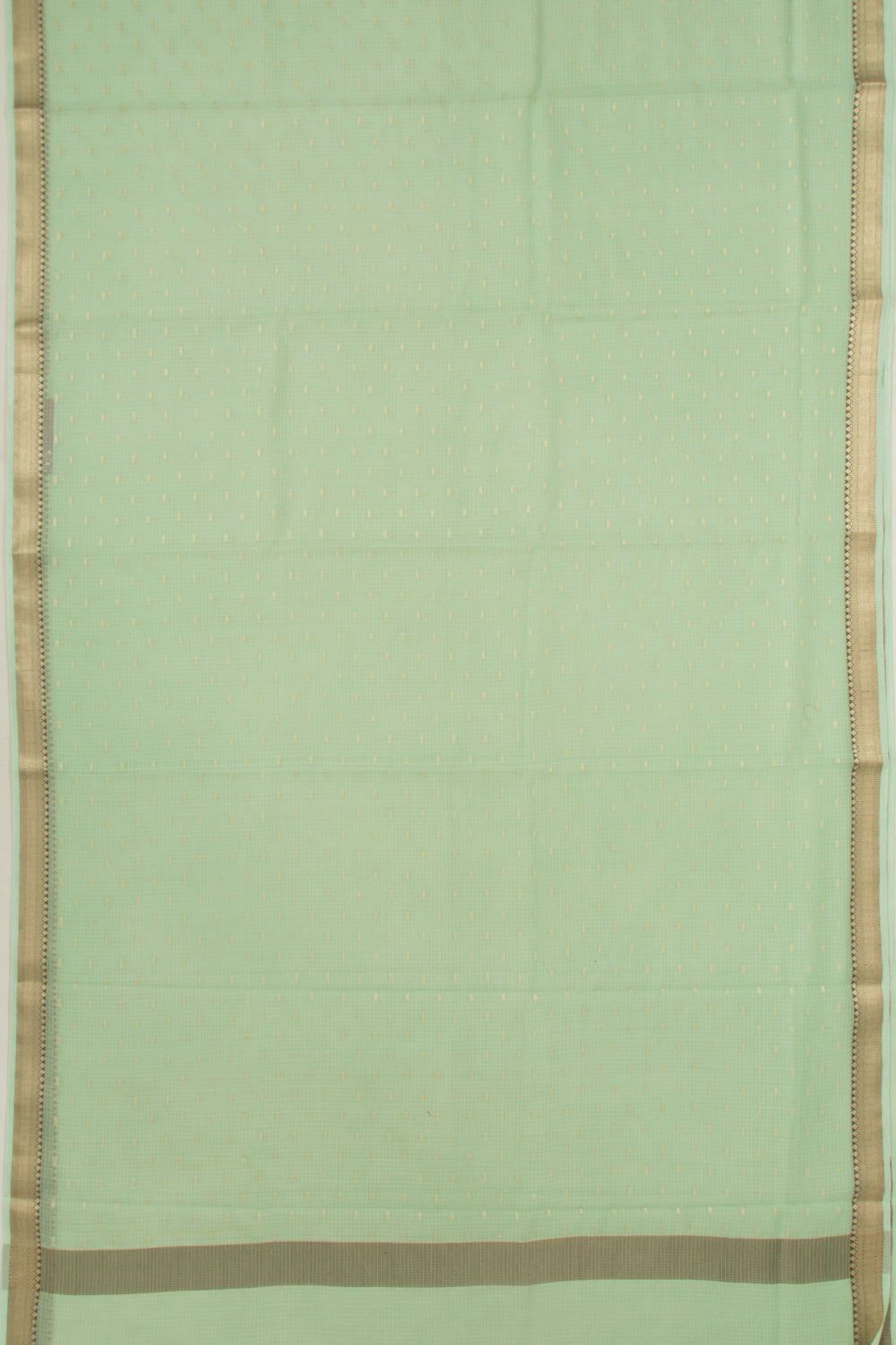Kota Soft Silk Butta Pastel Green Saree