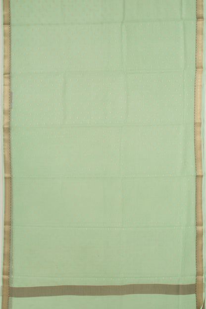 Kota Soft Silk Butta Pastel Green Saree