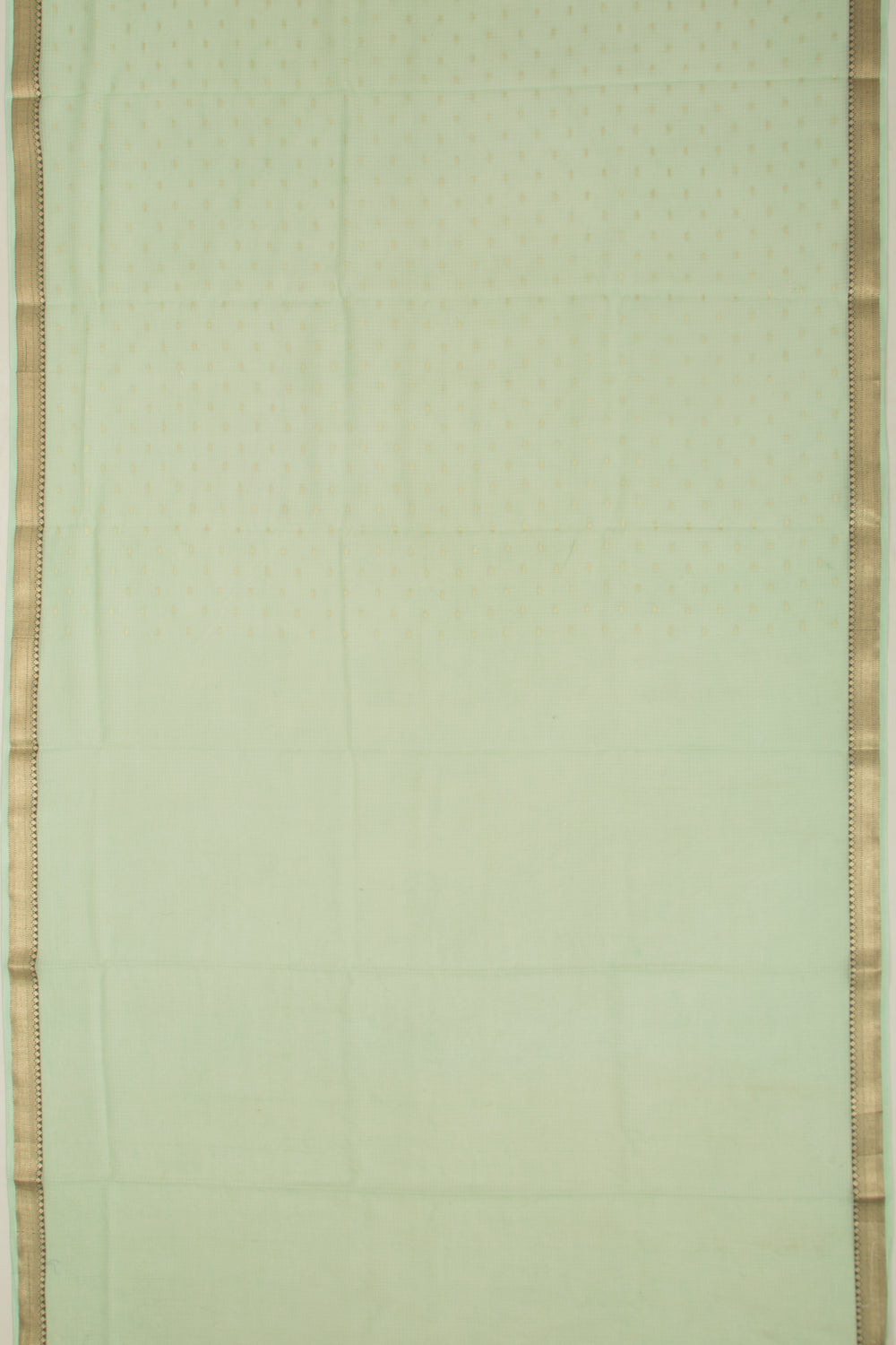 Kota Soft Silk Butta Pastel Green Saree