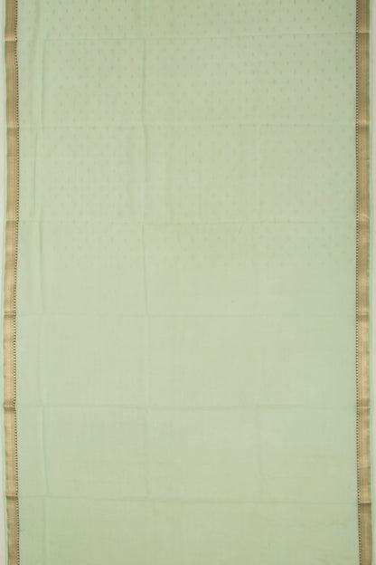 Kota Soft Silk Butta Pastel Green Saree