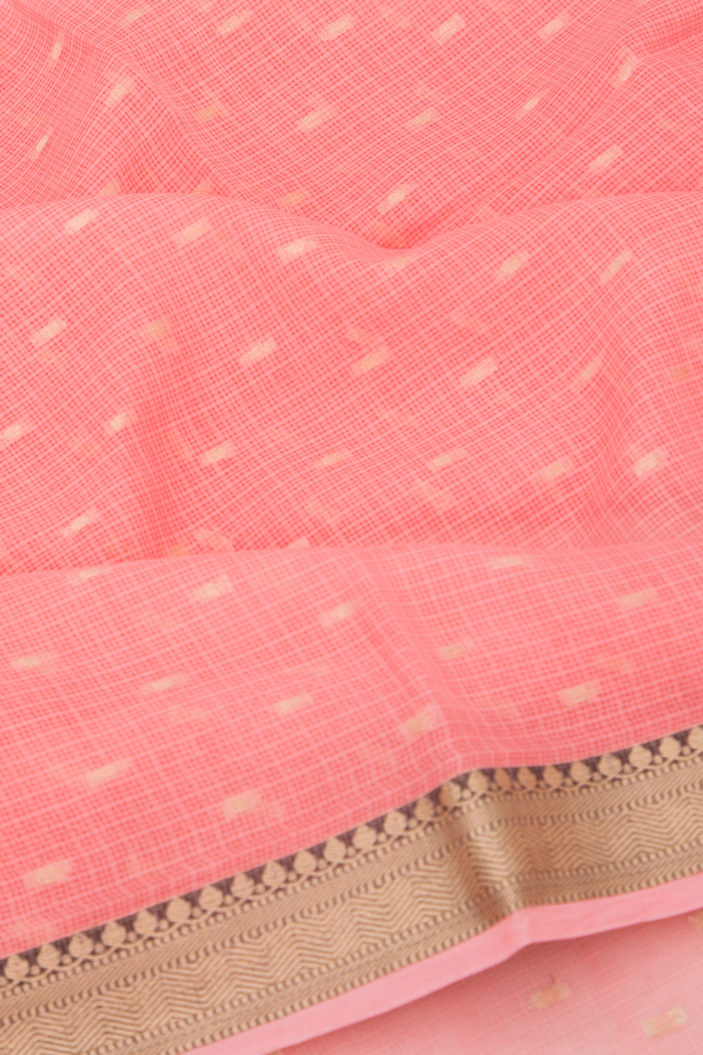 Kota Soft Silk Butta Pink Saree
