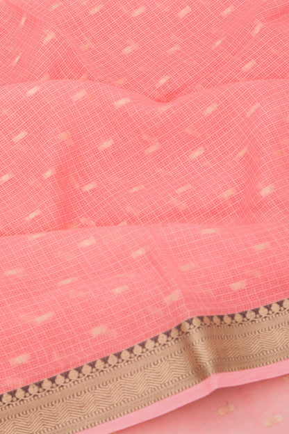 Kota Soft Silk Butta Pink Saree