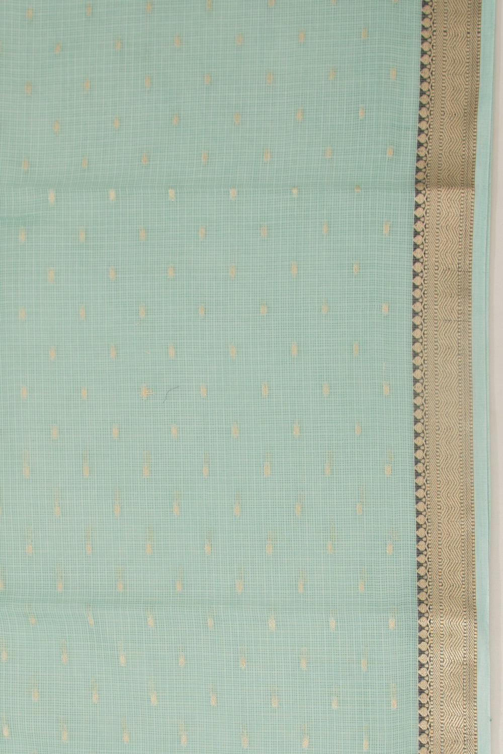 Kota Soft Silk Butta Sage Green Saree