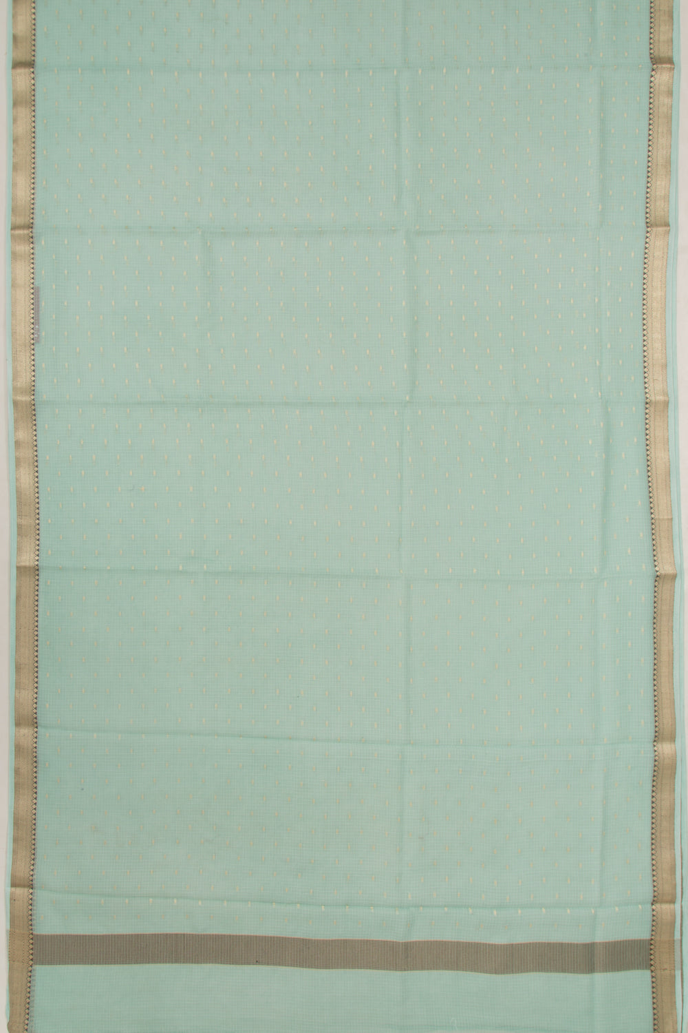 Kota Soft Silk Butta Sage Green Saree