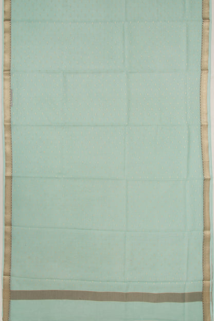 Kota Soft Silk Butta Sage Green Saree