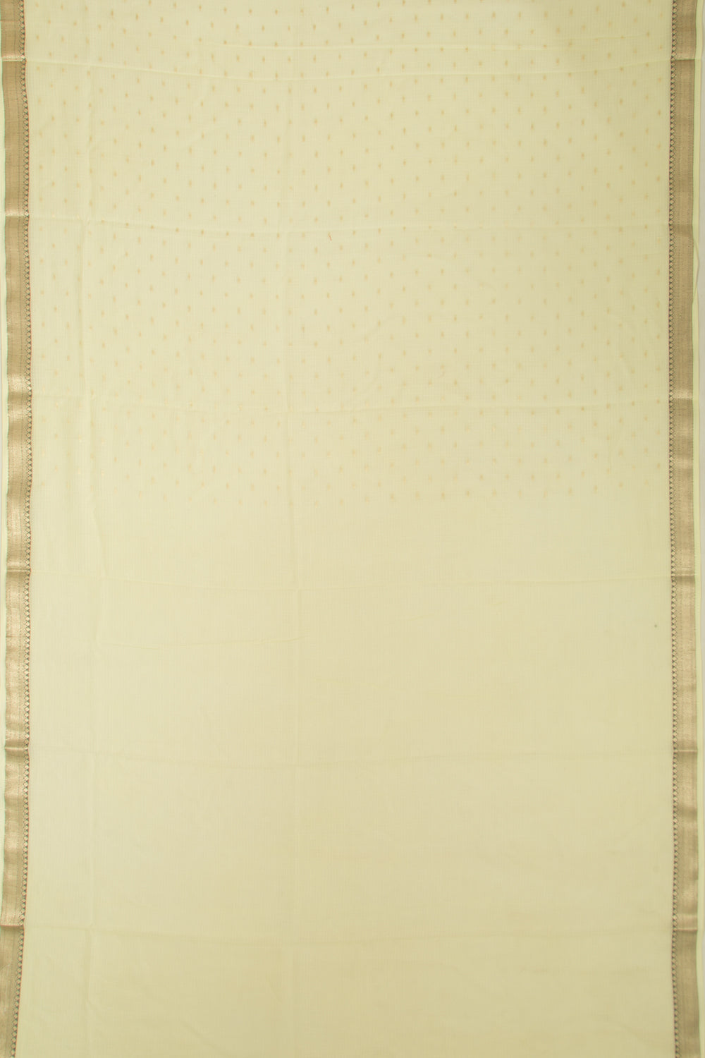 Kota Soft Silk Butta Lemon Yellow Saree