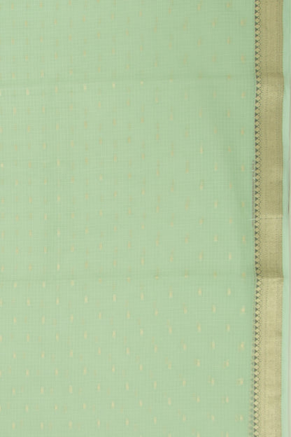 Kota Soft Silk Butta Green Saree