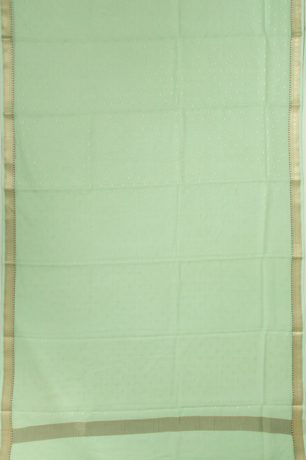 Kota Soft Silk Butta Green Saree