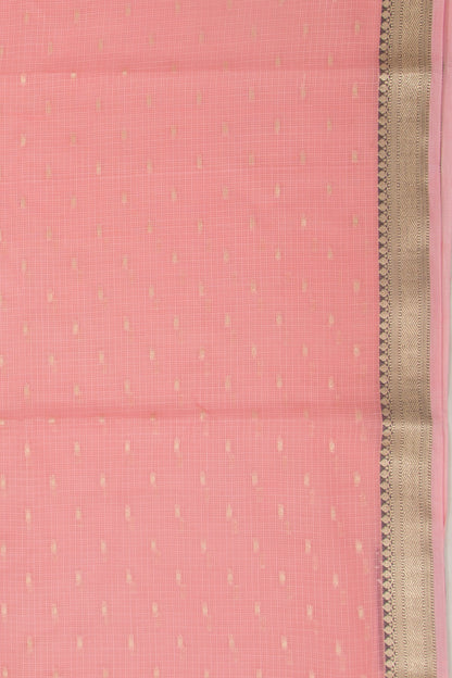 Kota Soft Silk Butta Pink Saree