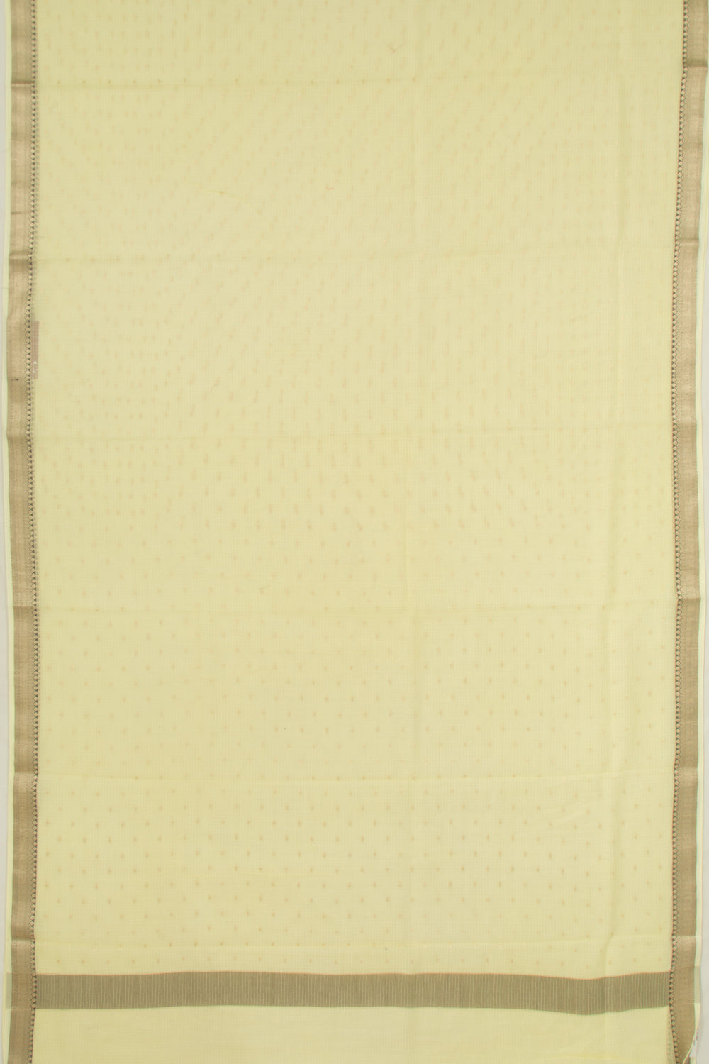 Kota Soft Silk Butta Lemon Yellow Saree