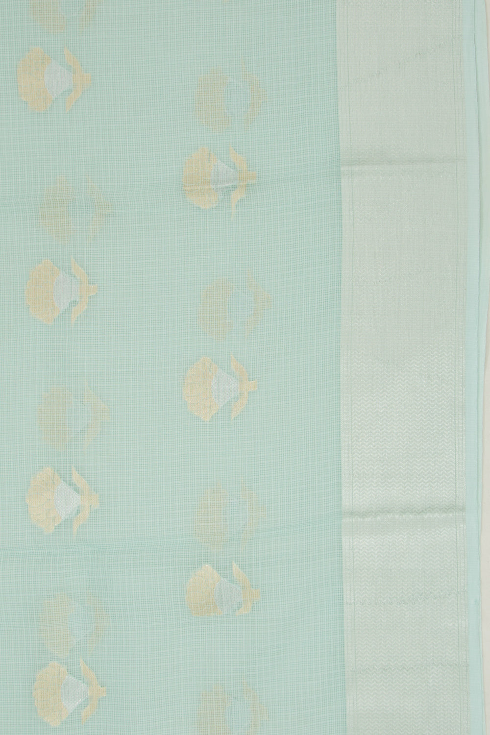 Kota Soft Silk Butta Pastel Blue Saree