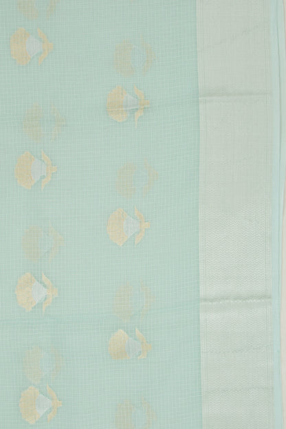 Kota Soft Silk Butta Pastel Blue Saree