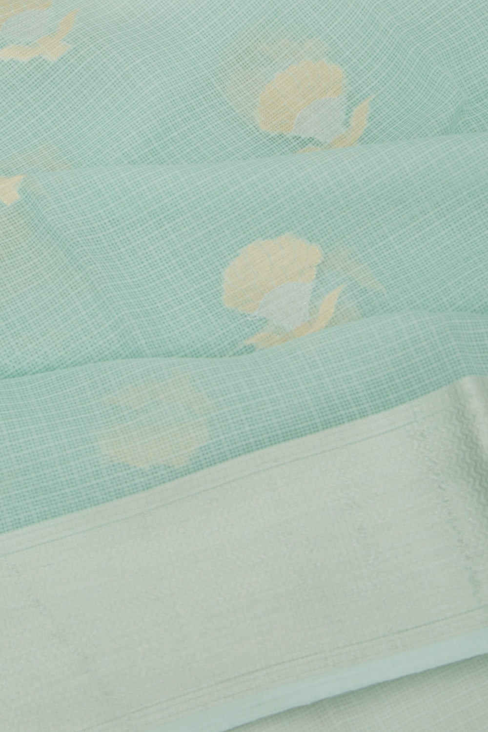 Kota Soft Silk Butta Pastel Blue Saree