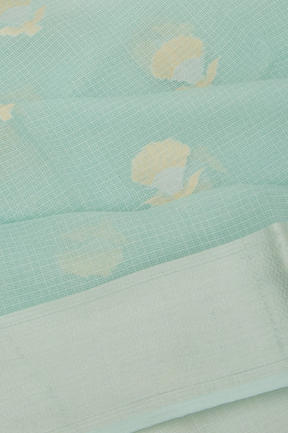 Kota Soft Silk Butta Pastel Blue Saree