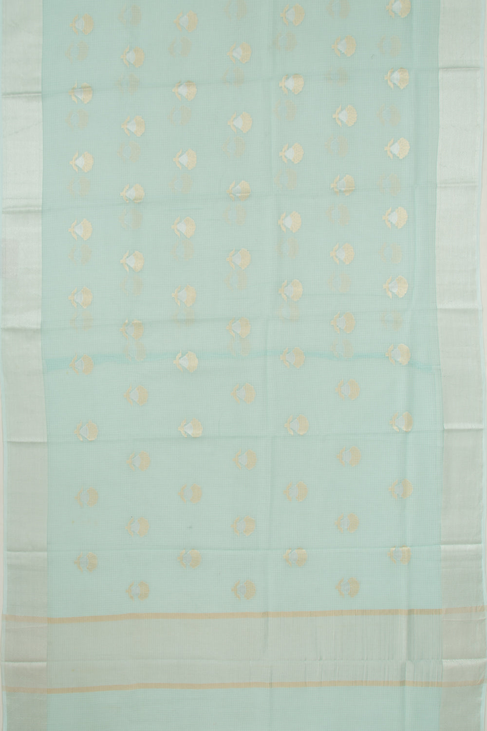 Kota Soft Silk Butta Pastel Blue Saree
