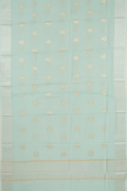 Kota Soft Silk Butta Pastel Blue Saree