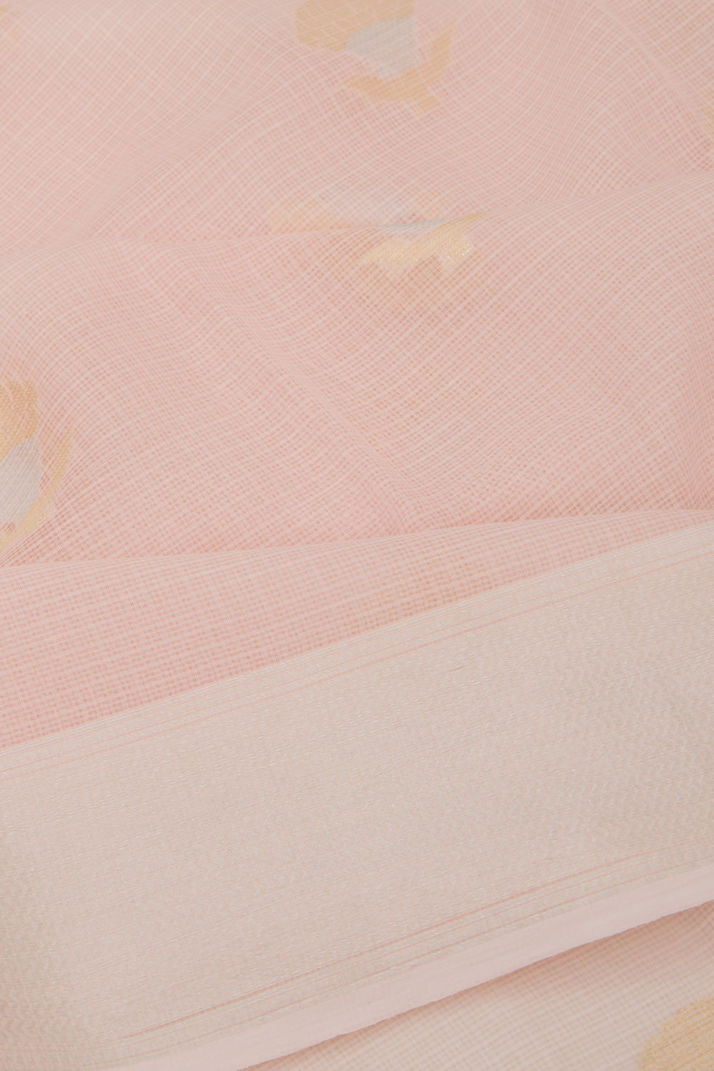 Kota Soft Silk Butta Peach Saree