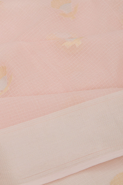 Kota Soft Silk Butta Peach Saree