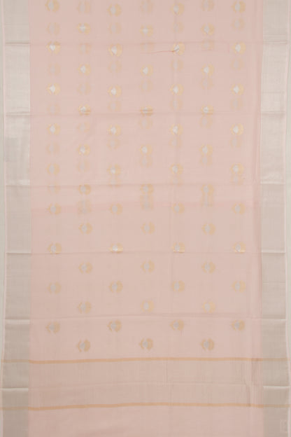 Kota Soft Silk Butta Peach Saree