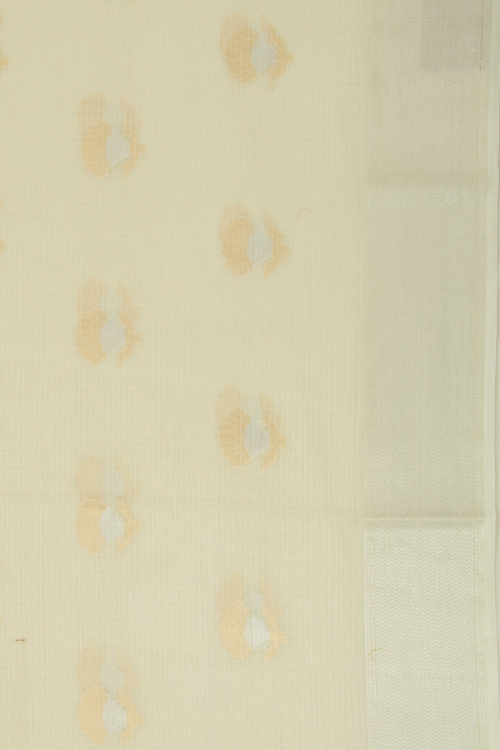 Kota Soft Silk Butta Pastel Yellow Saree