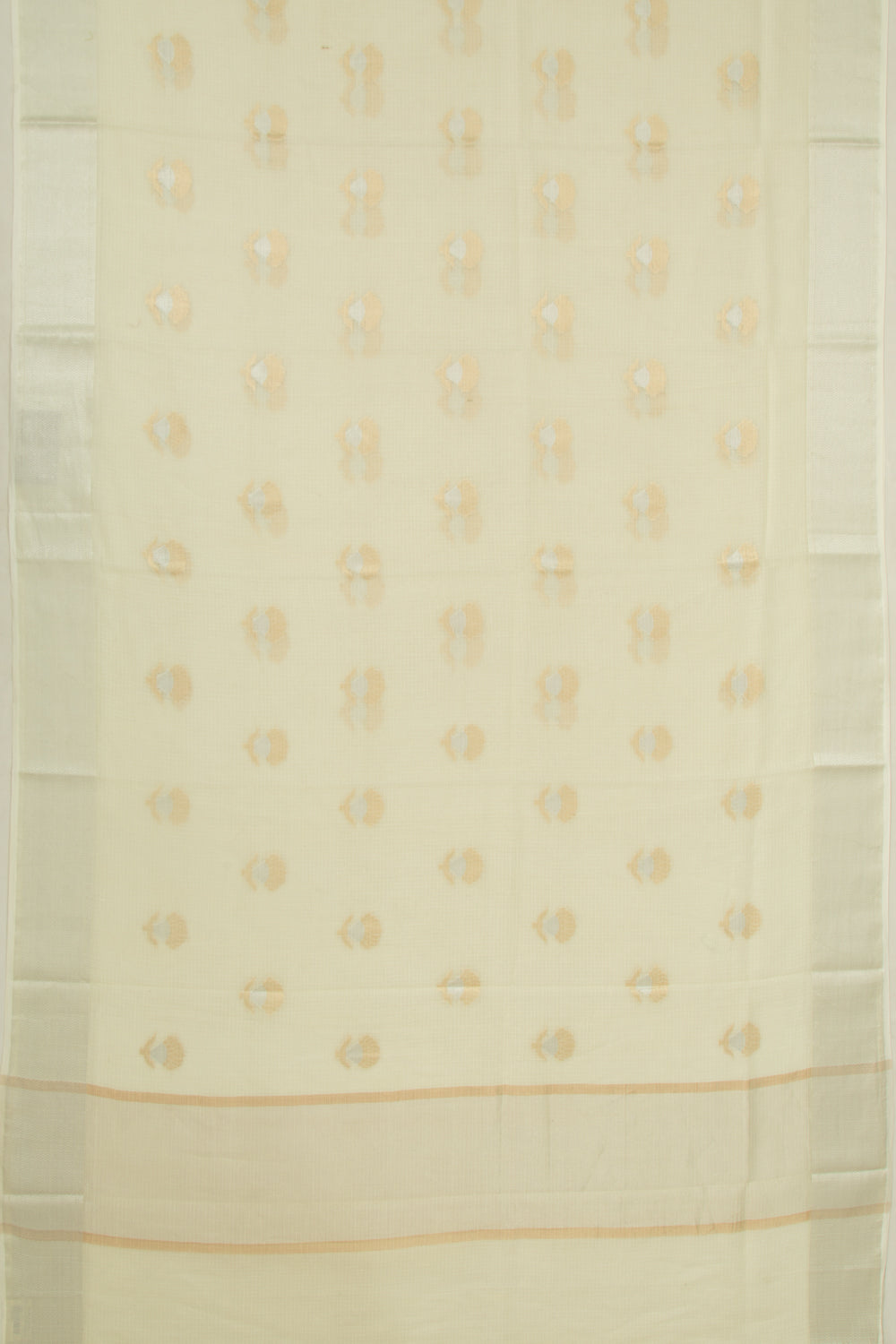 Kota Soft Silk Butta Pastel Yellow Saree