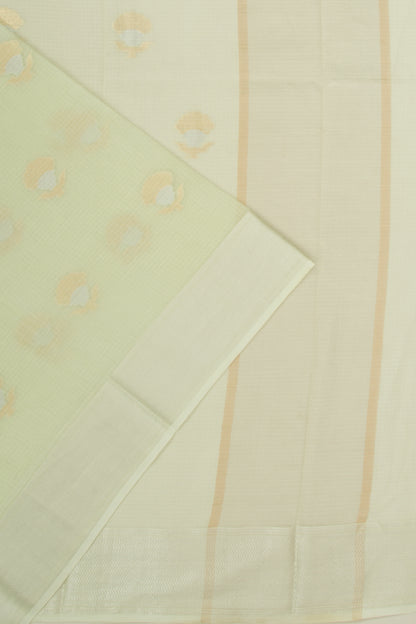 Kota Soft Silk Butta Pastel Green Saree