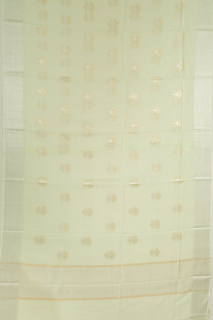 Kota Soft Silk Butta Pastel Green Saree
