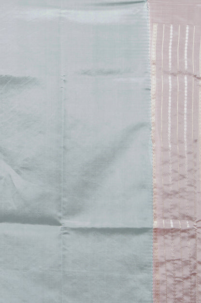 Banarasi Silk Katan Brocade Baby Pink Saree