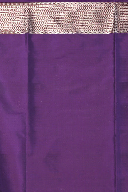 Banarasi Silk Jaal Royal Blue Saree