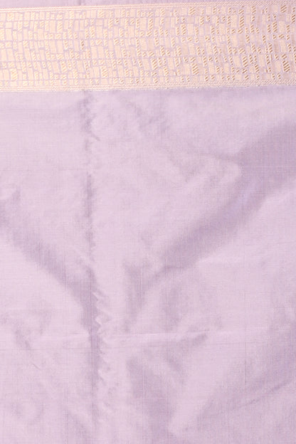 Banarasi Silk Brocade Grey Saree