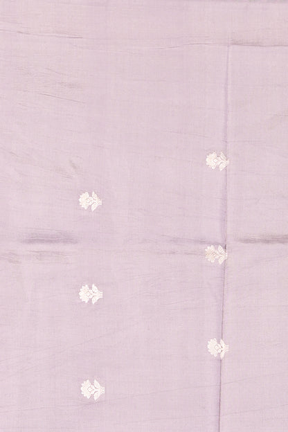 Banarasi Silk Butta Lilac Saree