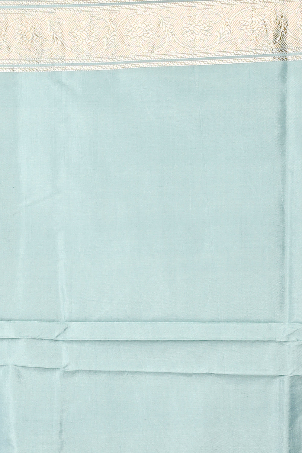 Banarasi Silk Butta Pastel Blue Saree