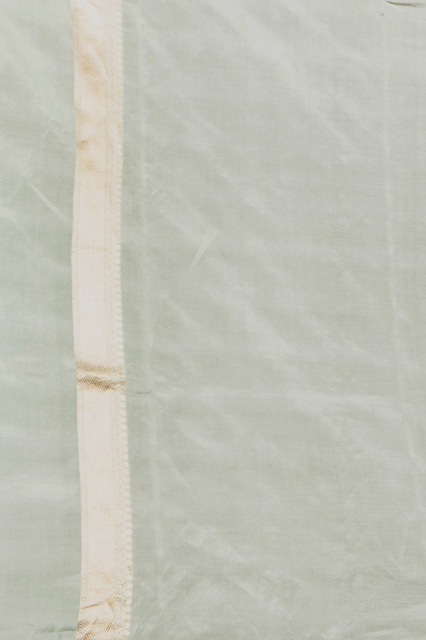 Banarasi Silk Katan Butta Pastel Green Saree