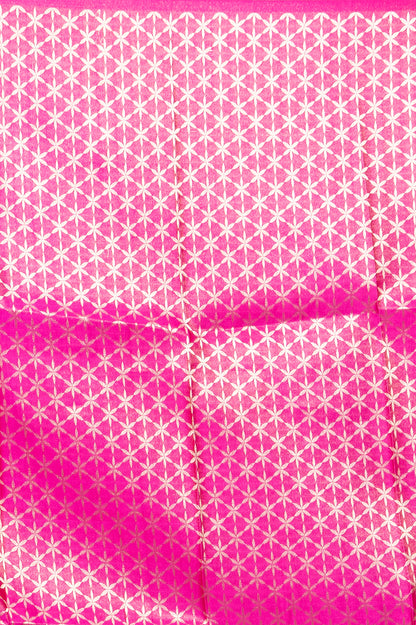 Banarasi Silk Butta Violet Saree