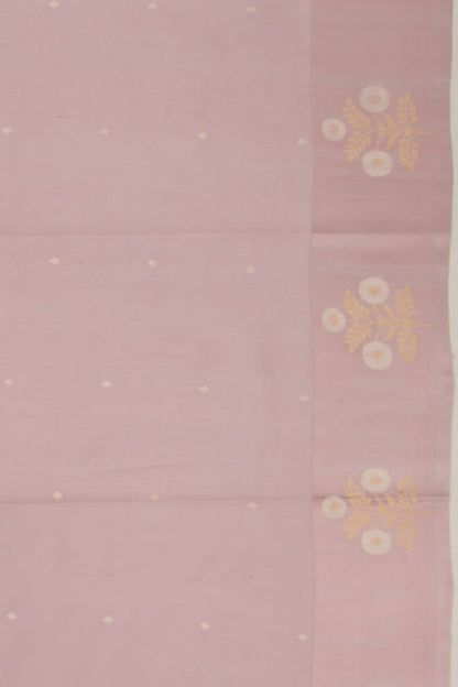 Banarasi Silk Katan Butta Lilac Saree