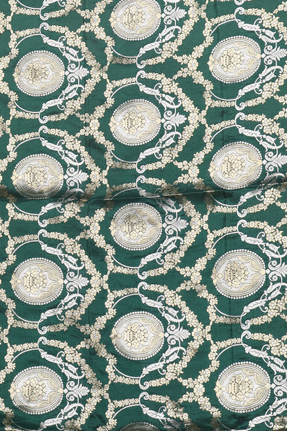 Banarasi Silk Katan Butta Yellow Saree